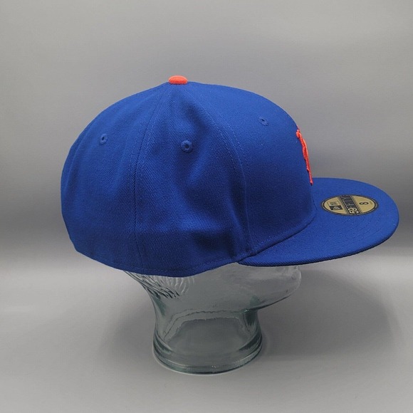 New York Mets New Era Authentic On-Field 59FIFTY Fitted Hat Blue 8 MLB Baseball - Picture 8 of 12